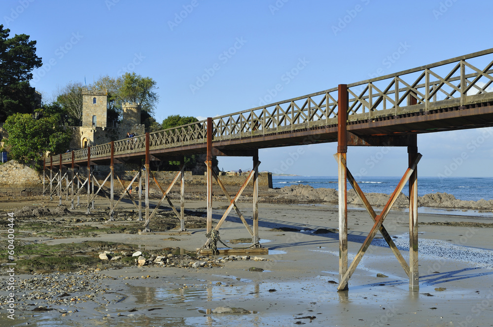 Santa Cruz island, Oleiros, Rias Altas, A Coruna, Spain