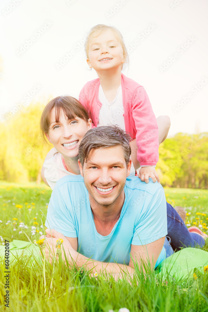 Fototapeta premium happy family