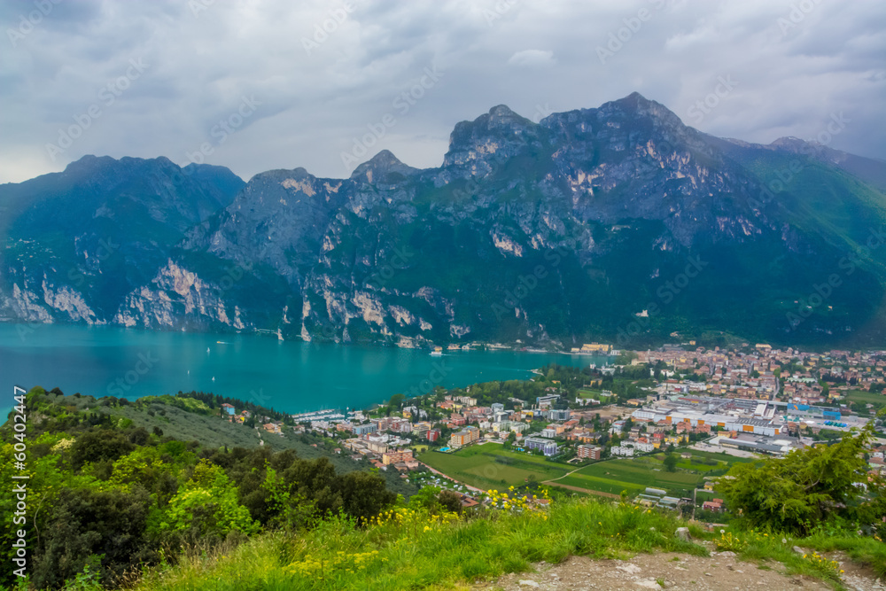 Lake Garda panorma view