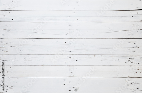 White wood background