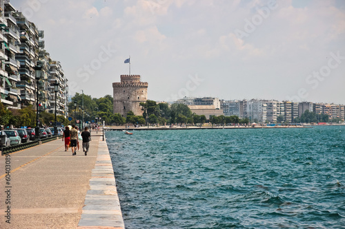 Sea embankment in Thessaloniki