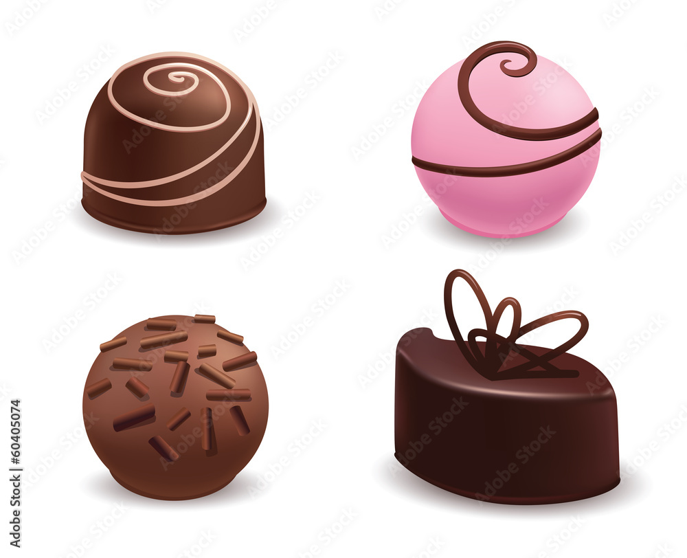 Obraz premium Chocolate candies