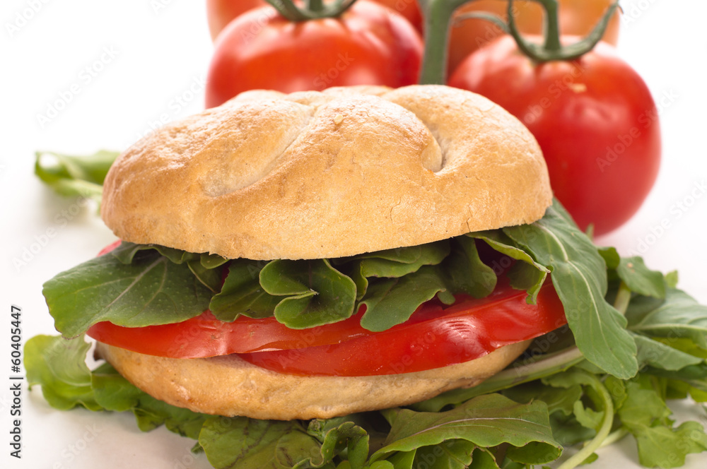 panino con pomodoro e rucola