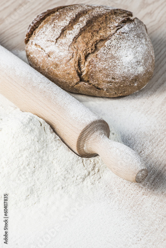 Rolling Pin and flour