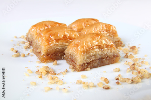 Baklava with walnuts
