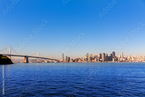 San Francisco skyline in California from Treasure Island © lunamarina