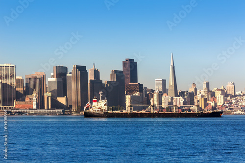 San Francisco skyline in California from Treasure Island © lunamarina