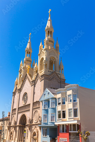 San Francisco St Peter and Paul Church at Washington Square