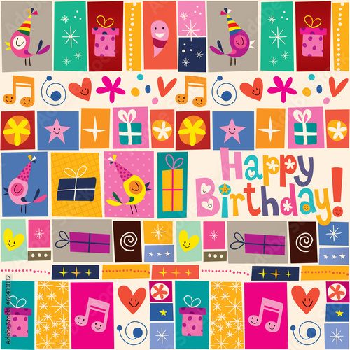Happy Birthday pattern