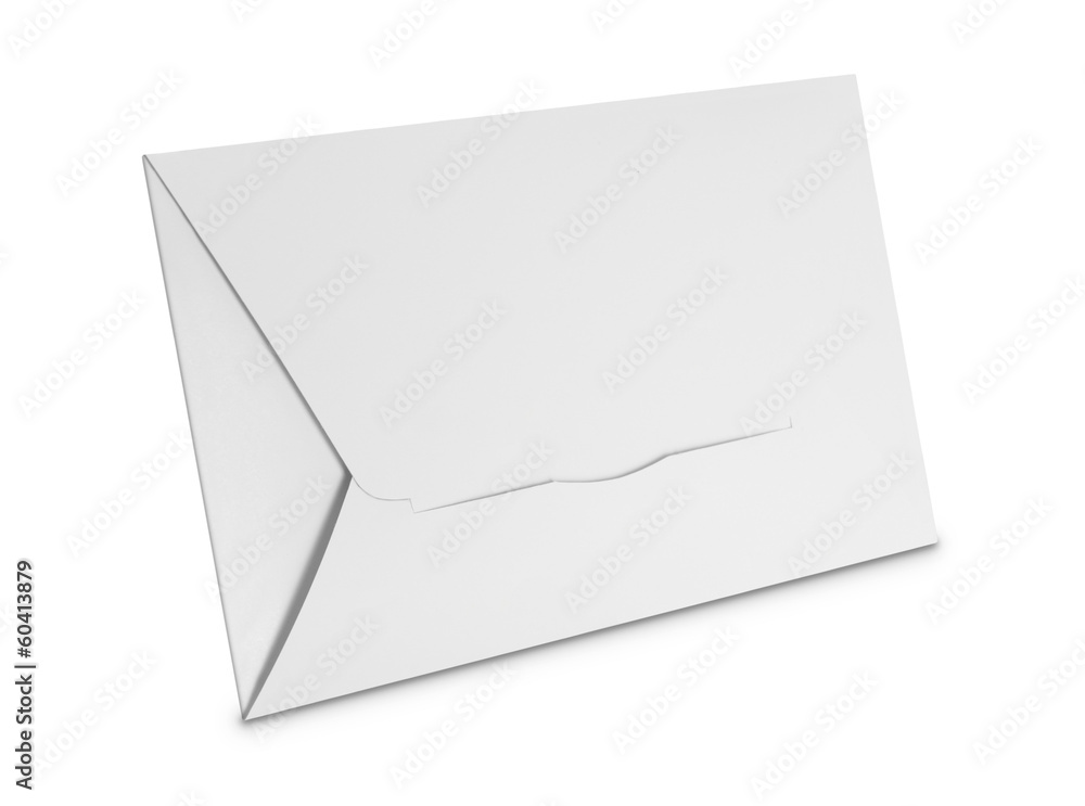 white envelope isolated on white background white envelope isolated on white background