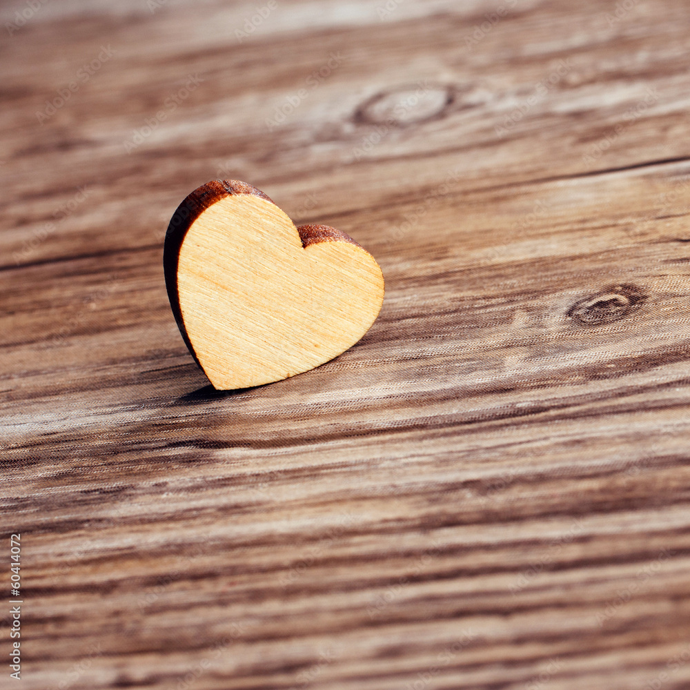 heart on wooden background heart on wooden background