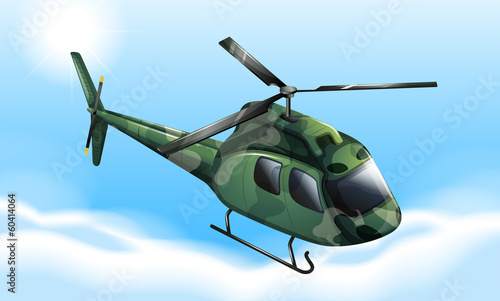 A military chopper