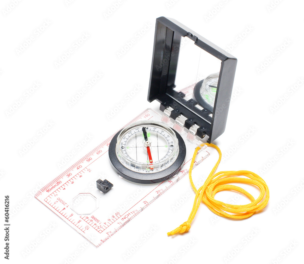 Compass isolated on the white background Compass isolated on the white background