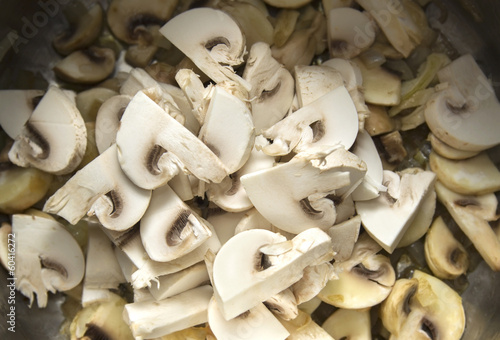 Stewed mushrooms