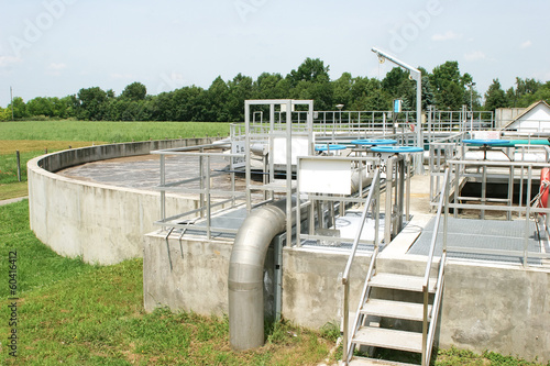 Bilde på lerret Waste-water cleaning technologies details