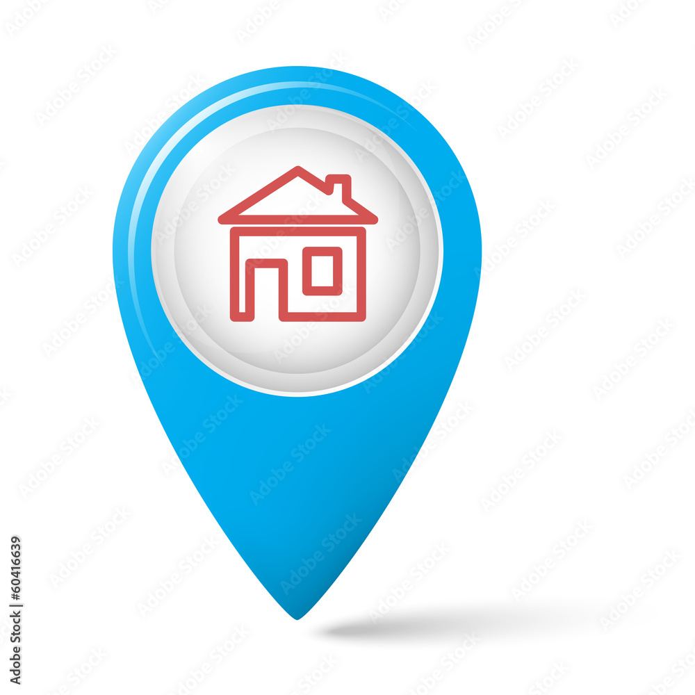 House on a map index. House on a map index.