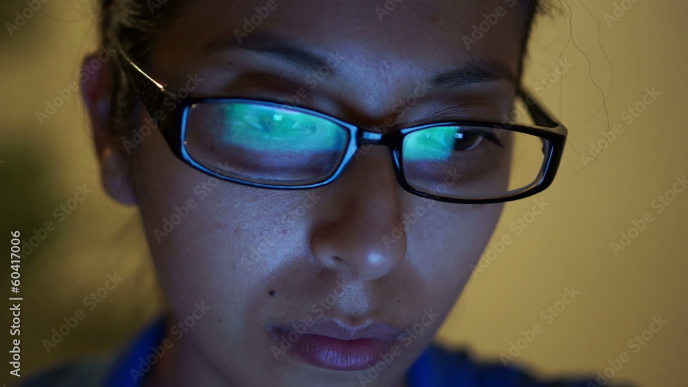 Surfing the internet at night