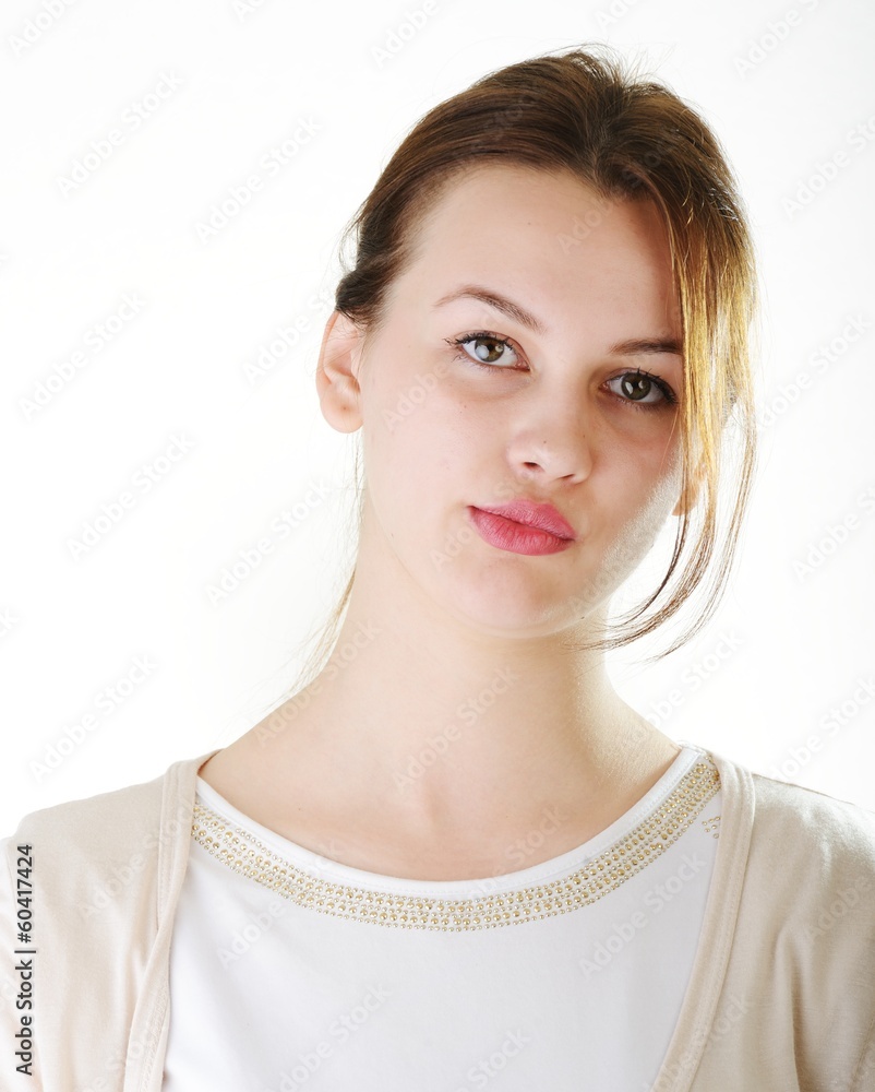 Very beautiful young girl posing for portrait Very beautiful young girl posing for portrait
