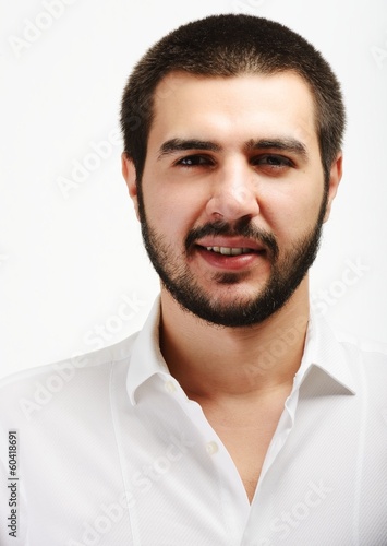 Young Middle eastern young attractive male model posing