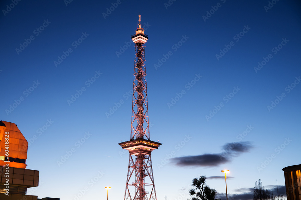 Obraz premium radio tower in berlin