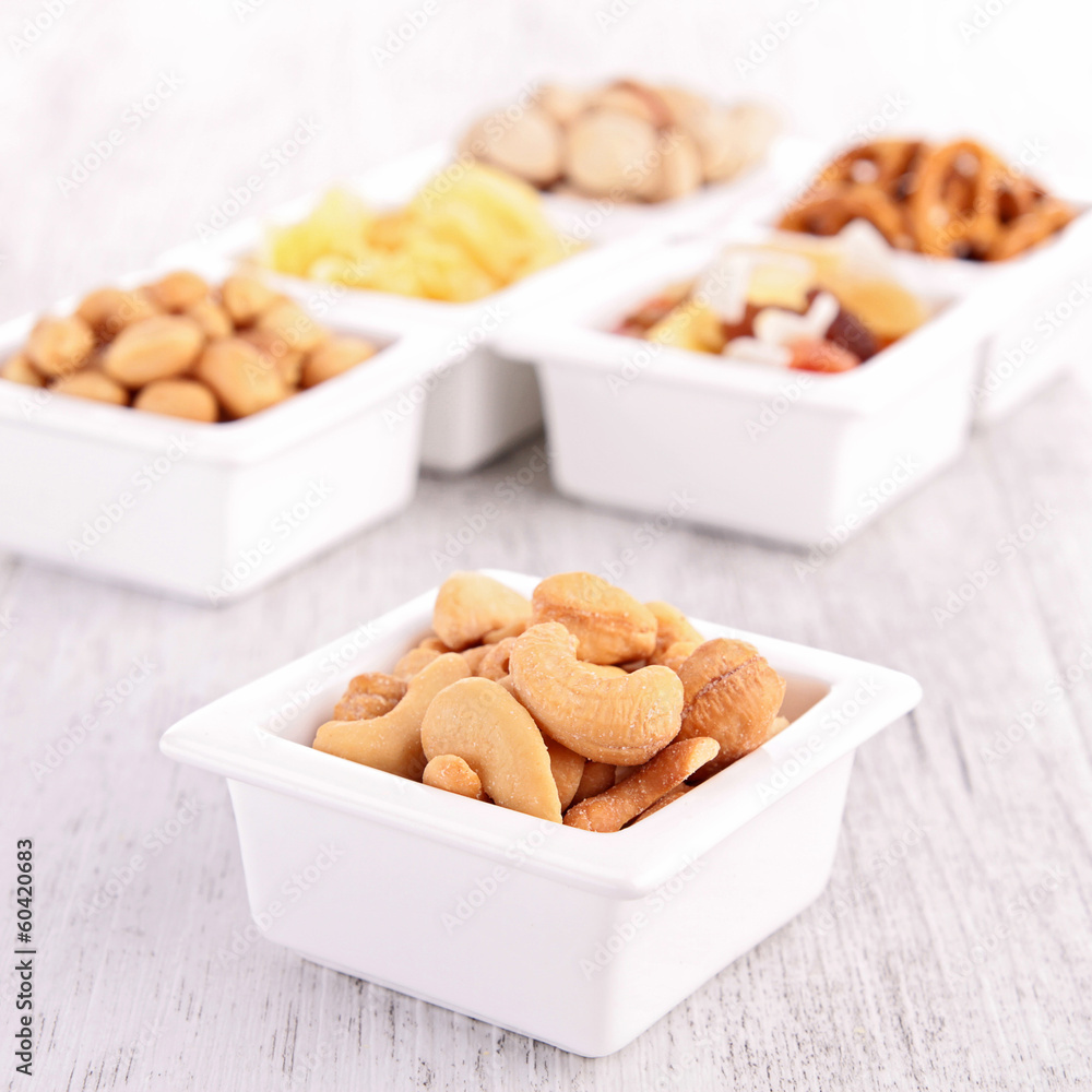 Fototapeta premium assortment of nuts