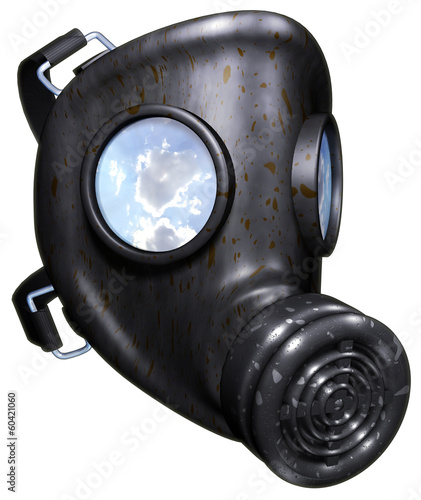 Gas mask photo