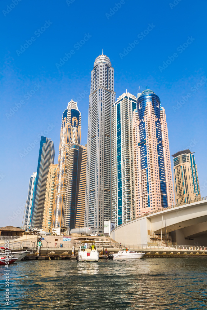 Obraz premium Dubai Marina cityscape, UAE