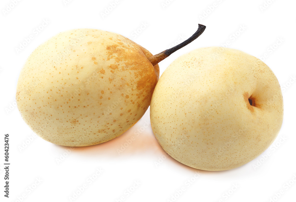 Two juicy ripe pear. Two juicy ripe pear.