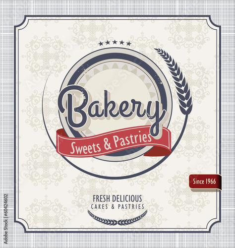 Vintage Bakery Poster
