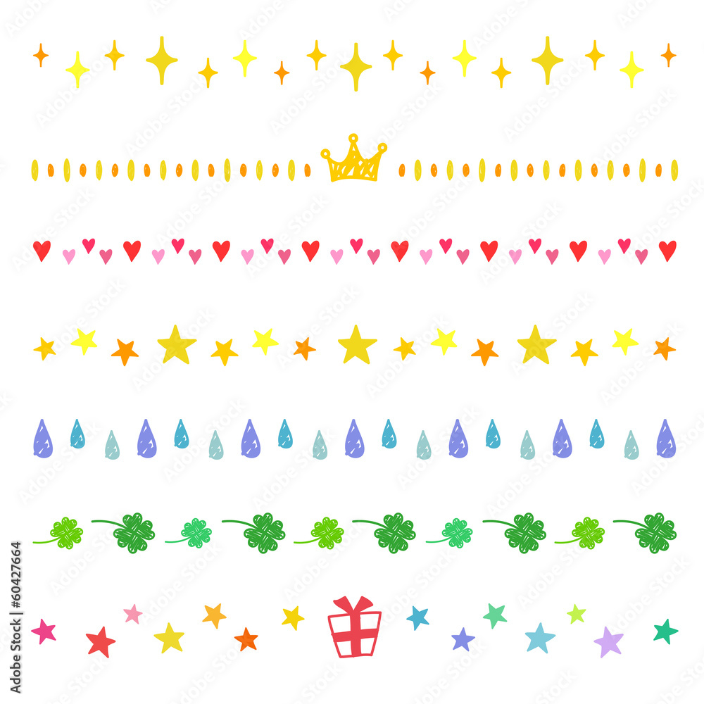 手書き装飾ライン 落書き風 Vector Eps Stock Vector Adobe Stock 手書き装飾ライン 落書き風 Vector Eps Stock Vector Adobe Stock