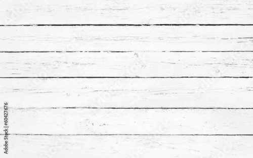 Closeup of white wooden plank