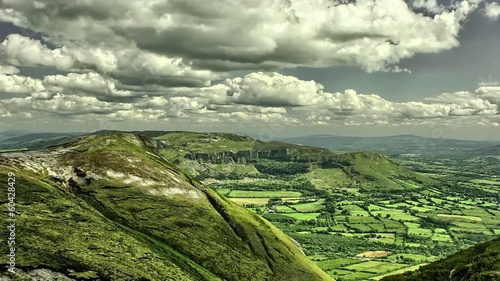 clouds over mountains HDR timelapse, Ireland