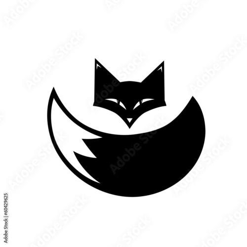 Fox silhouette for your design