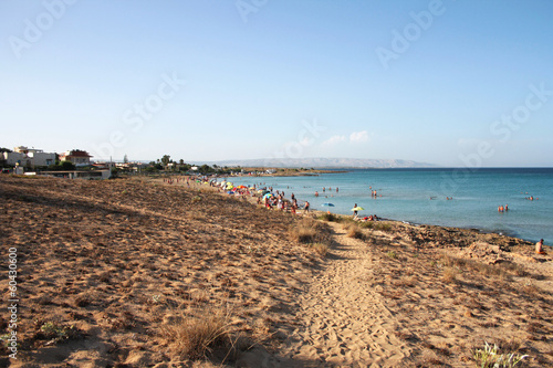 Quadro su tela Marzamemi - San Lorenzo - spiaggia