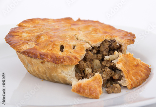 Canvas Print meat pie tourtiere