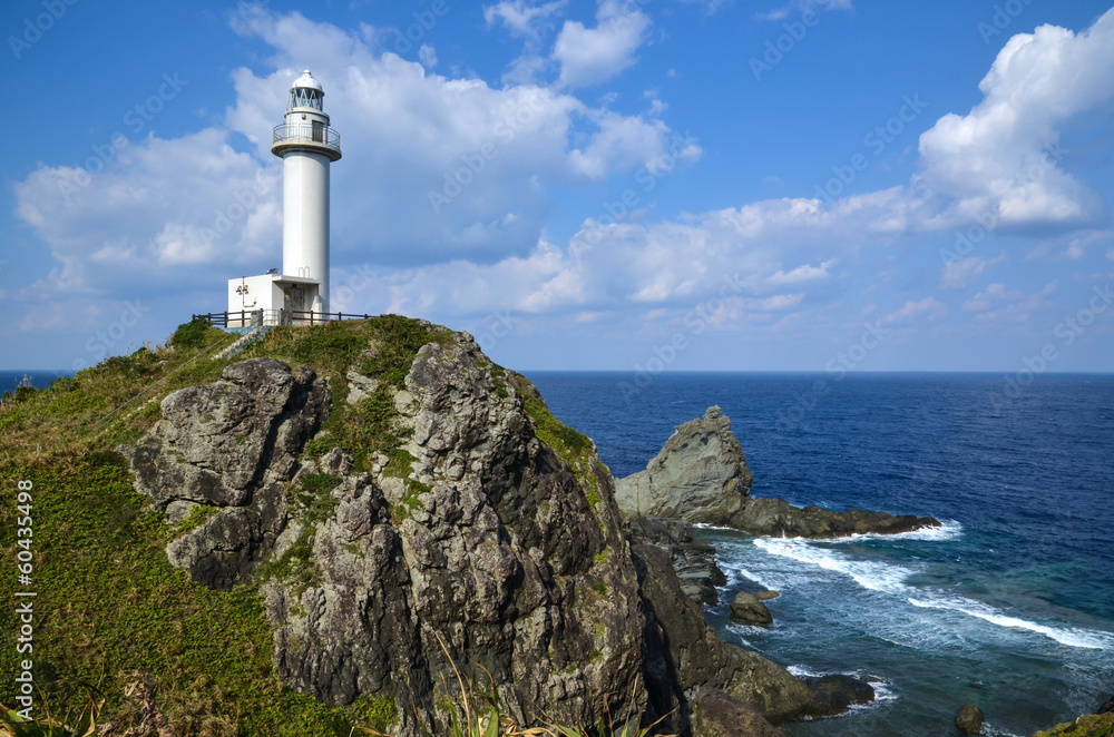 Lighthouse at cliffs