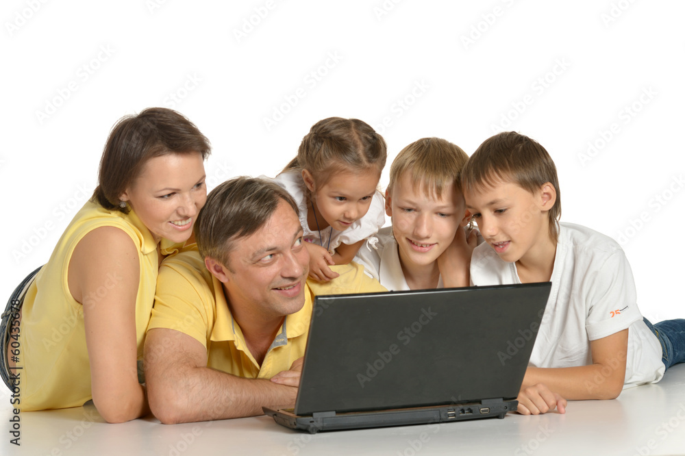 Cute parents and kids Cute parents and kids