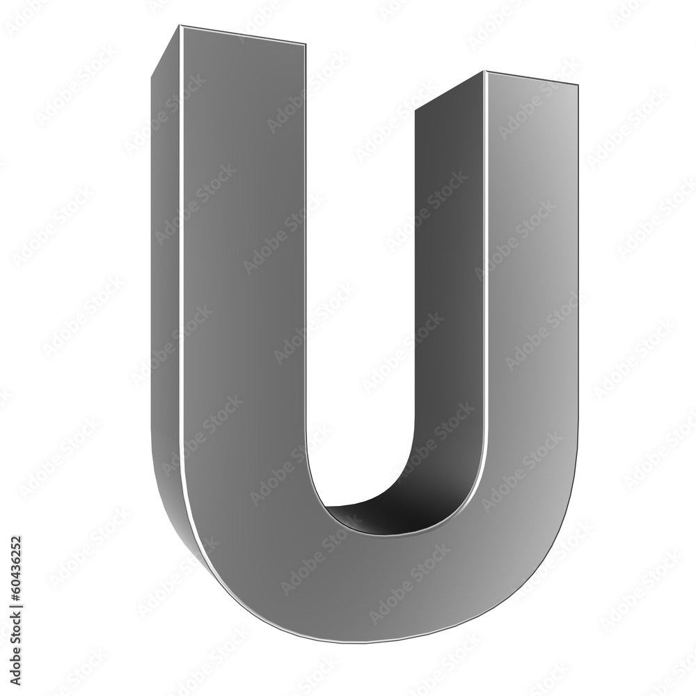 3d letter collection - U 3d letter collection - U