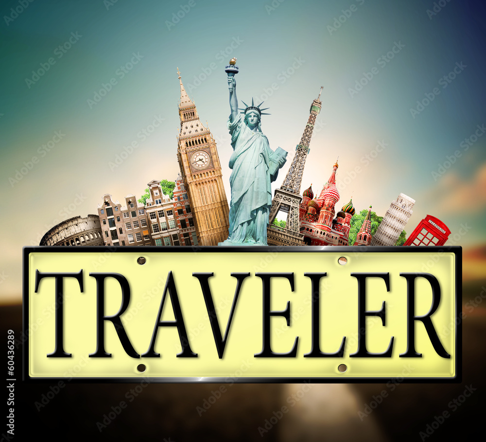 Fototapeta premium Traveler