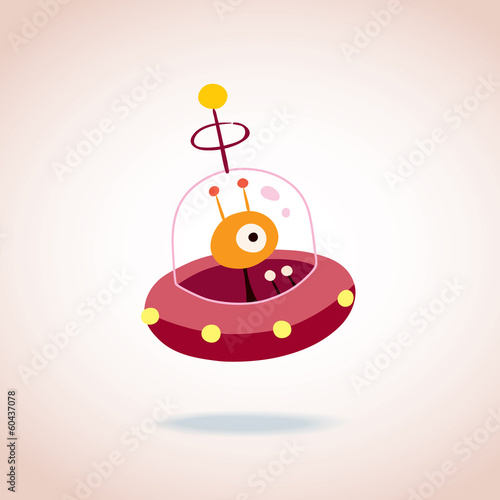 cute alien character