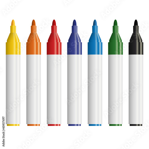 Textmarker geöffnet - bunt