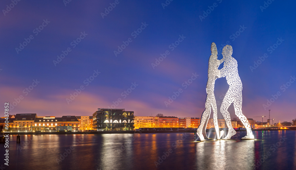 Fototapeta premium Człowiek molekuły