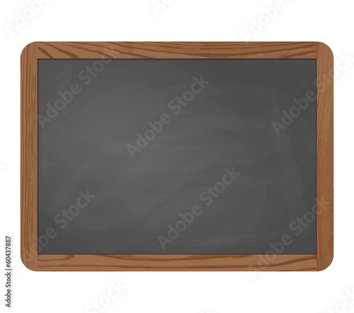Tafel Schiefer grau mit Holzrahmen