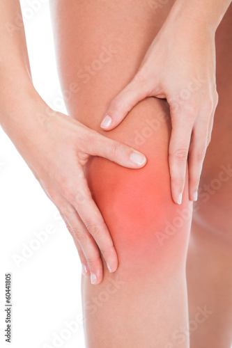 Woman Heaving Leg Injury