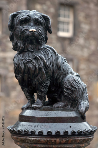 The statue of Greyfriars Bobby, Edinburgh