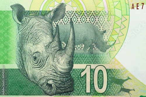 südafrikanische 10 Rand Banknote