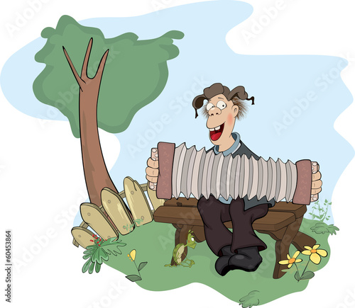 The country musician cartoon