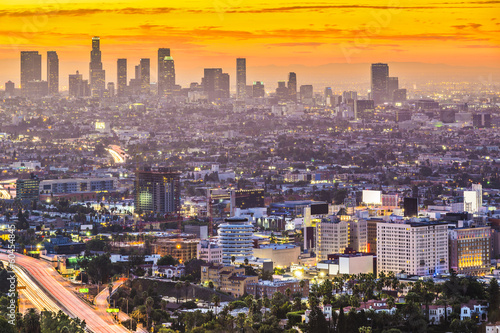 Downtown Los Angeles, California Skyline photo