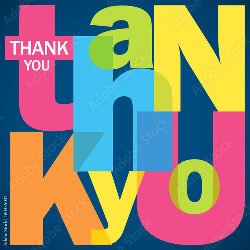 "THANK YOU" Letter Collage (card thanks greetings joy gratitude)