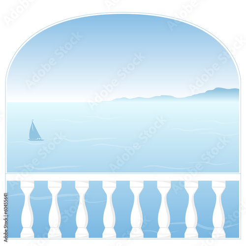 Blick auf das Meer